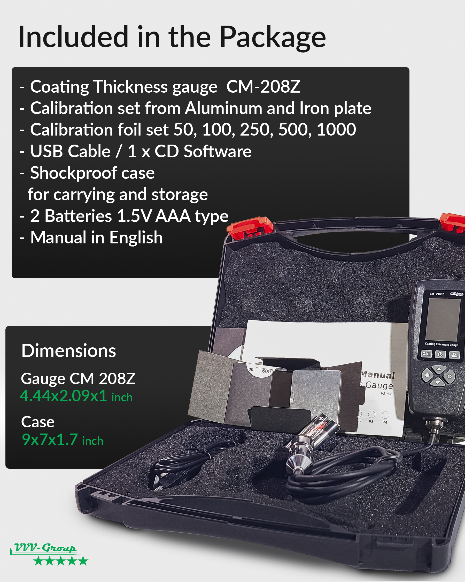 Coating Thickness Gauge CM-208Z