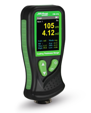 CM-218 Paint Thickness Gauge – Product Overview Paint thickness gauge CM-218 measuring car body coating thickness on vehicle panel