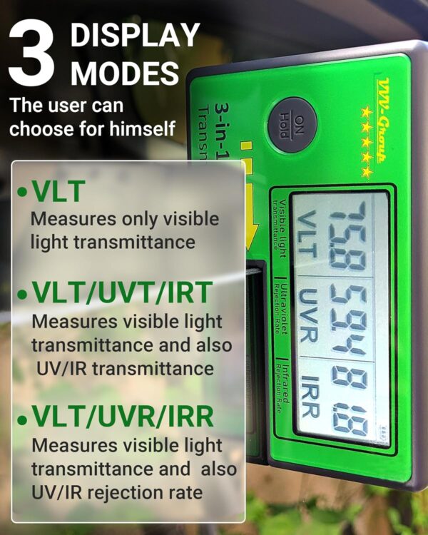 Digital Window Tint Meter TM-26