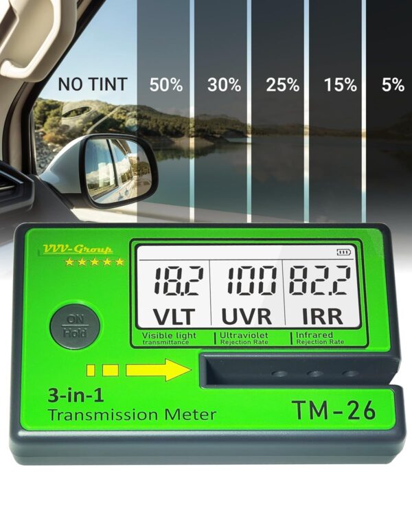 Digital Window Tint Meter TM-26