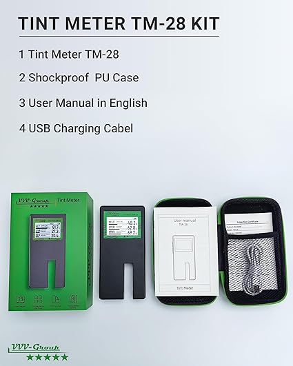 Digital Car Window Tint Meter TM-28