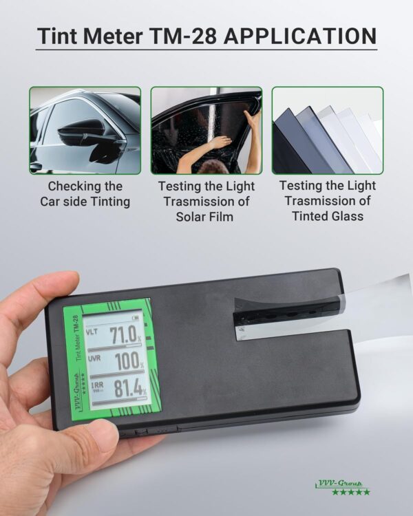 Digital Car Window Tint Meter TM-28