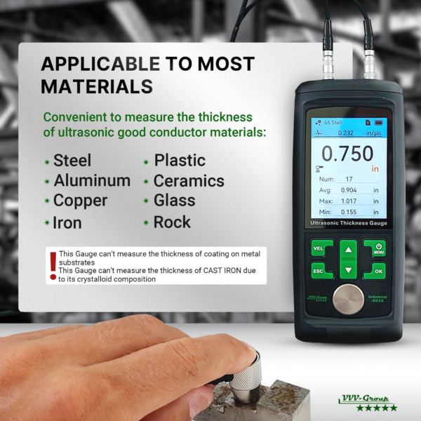 Ultrasonic Thickness Gauge Industrial-882X