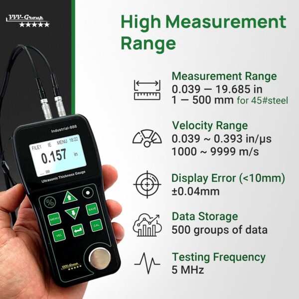 Ultrasonic Thickness Gauge Industrial-888