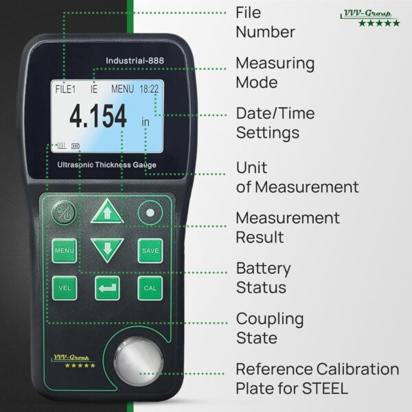 Ultrasonic Thickness Gauge Industrial-888