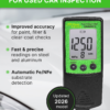 Handheld CM-8801FN coating thickness gauge used on car body