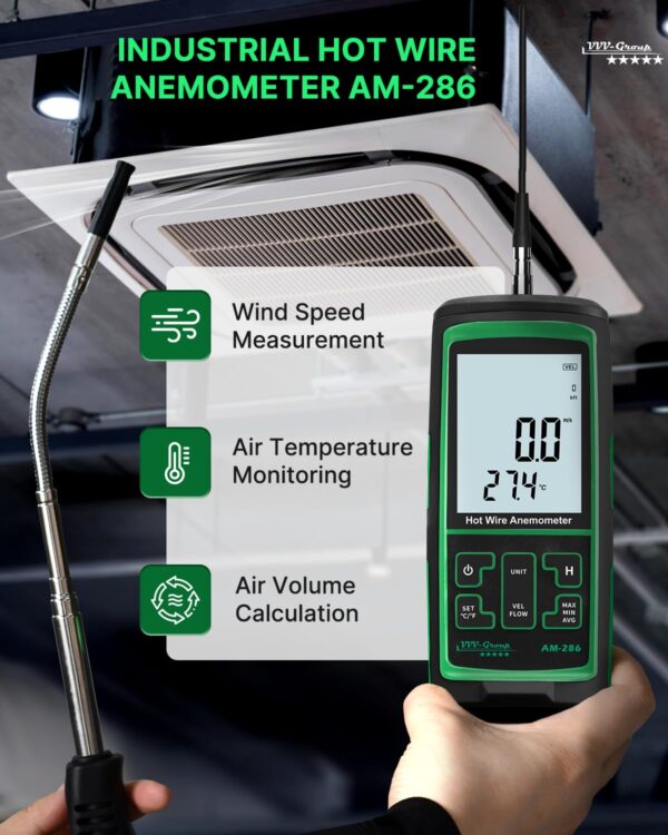286 1 Hot Wire Anemometer AM-286