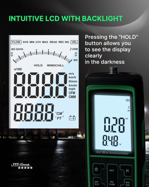 286 8 Hot Wire Anemometer AM-286