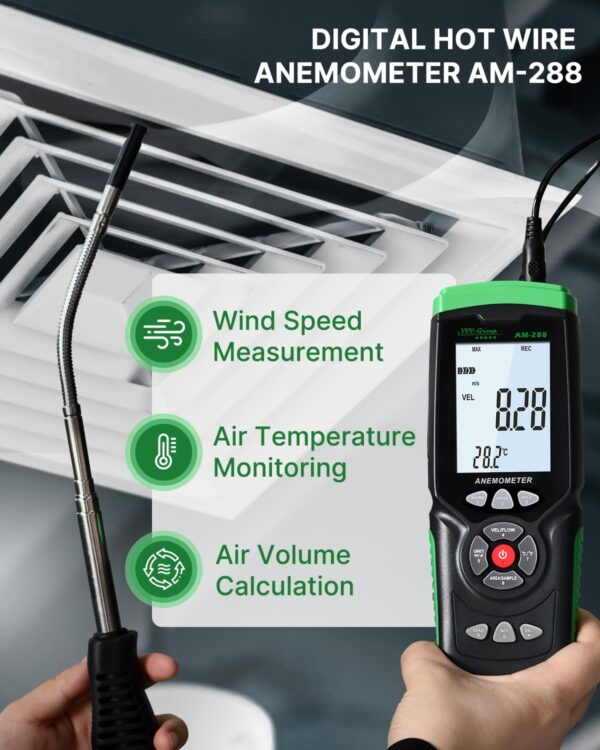 288 1 Hot Wire Anemometer AM-288