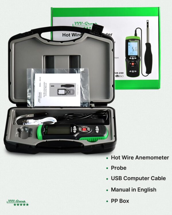 288 5 Hot Wire Anemometer AM-288