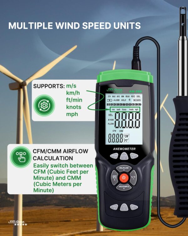 288 7 Hot Wire Anemometer AM-288