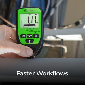 Digital gauge for measuring thickness