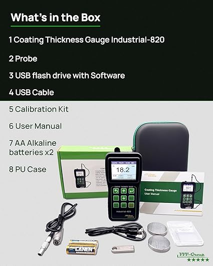 820 5 Coating Thickness Gauge Industrial-820