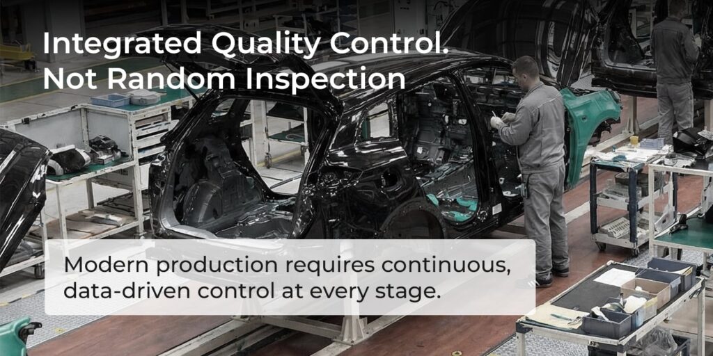 Automotive production quality control process.